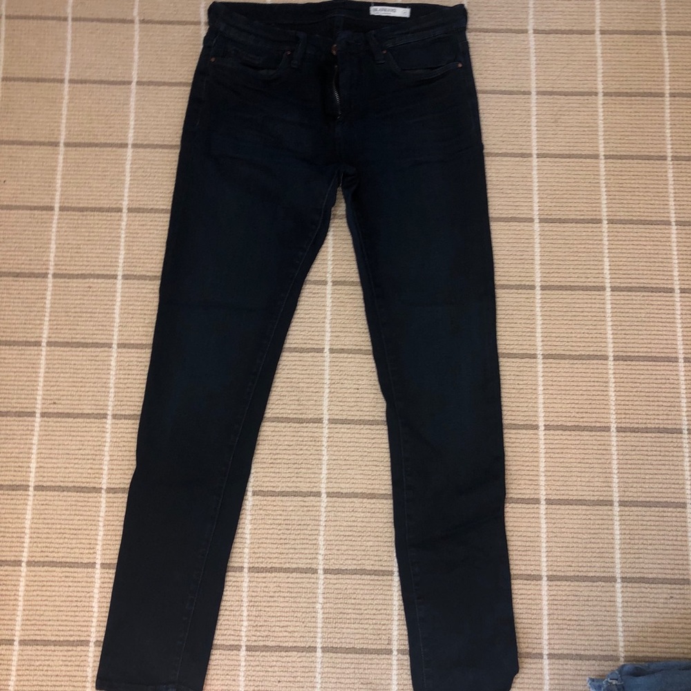 High rise dark blue Blank nyc skinny jean
